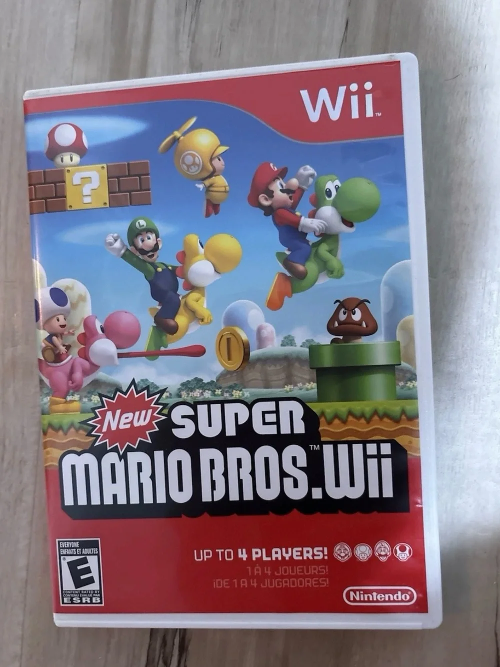 Nintendo New Super Mario Bros. Wii Nintendo Wii Complete w/ Case & Insert Tested